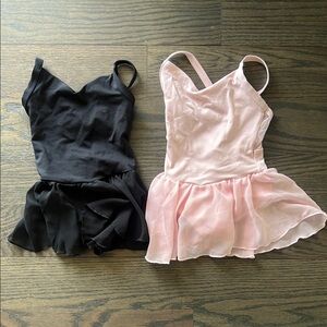 Kids Ballet One Piece Set - Black and Pink
